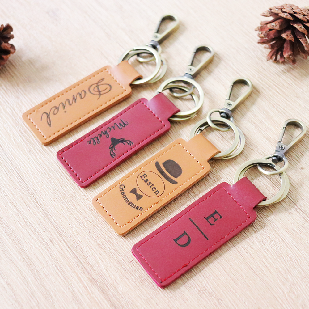 Demo engraved keychain for a personalized gift