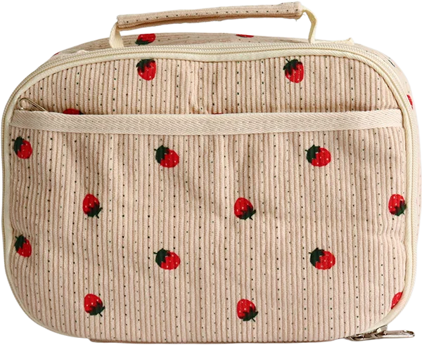 Corduroy lunch bag preview for personalizing the backpack and lunch bag set
