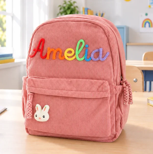 Personalized Toddler & Preschool Backpack with Name – Pink